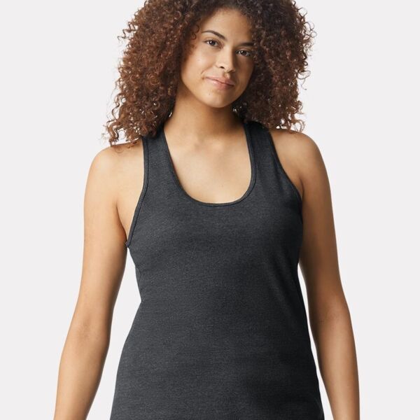 Women's Softstyle® CVC Racerback Tank Top Thumbnail