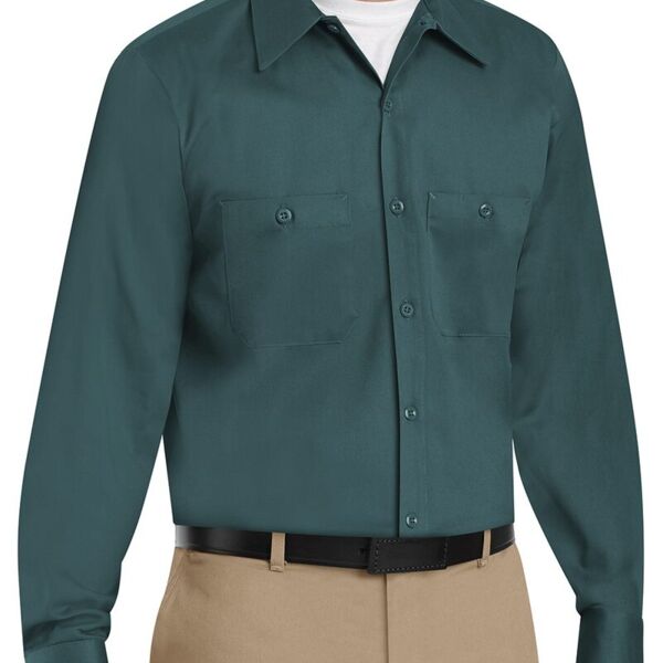 Cotton Long Sleeve Uniform Shirt - Tall Sizes Thumbnail